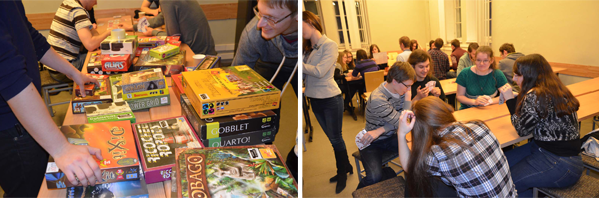 Galda spēļu vakars