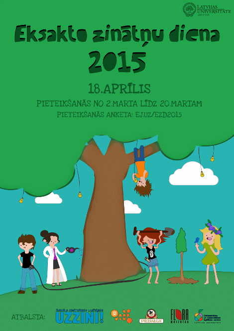 Aicina vidusskolēnus reģistrēties pasākumam „Eksakto zinātņu diena 2015”