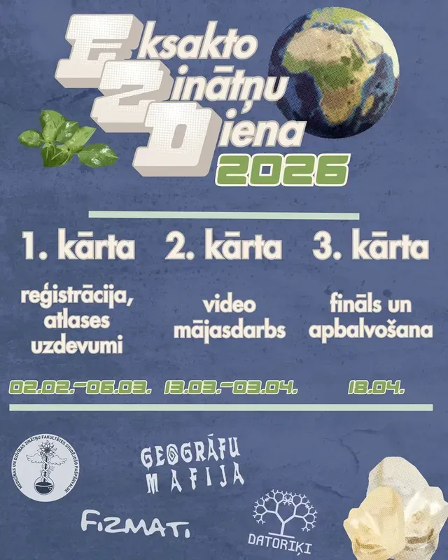 Eksakto zinātņu diena 2026