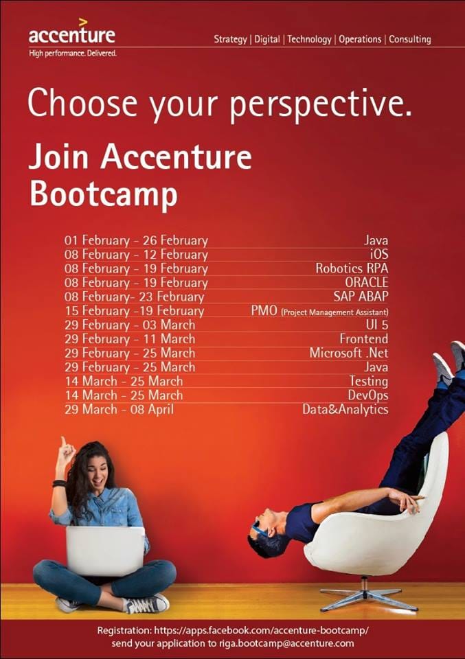 Pievienojies Accenture Ziemas Programmēšanas skolām