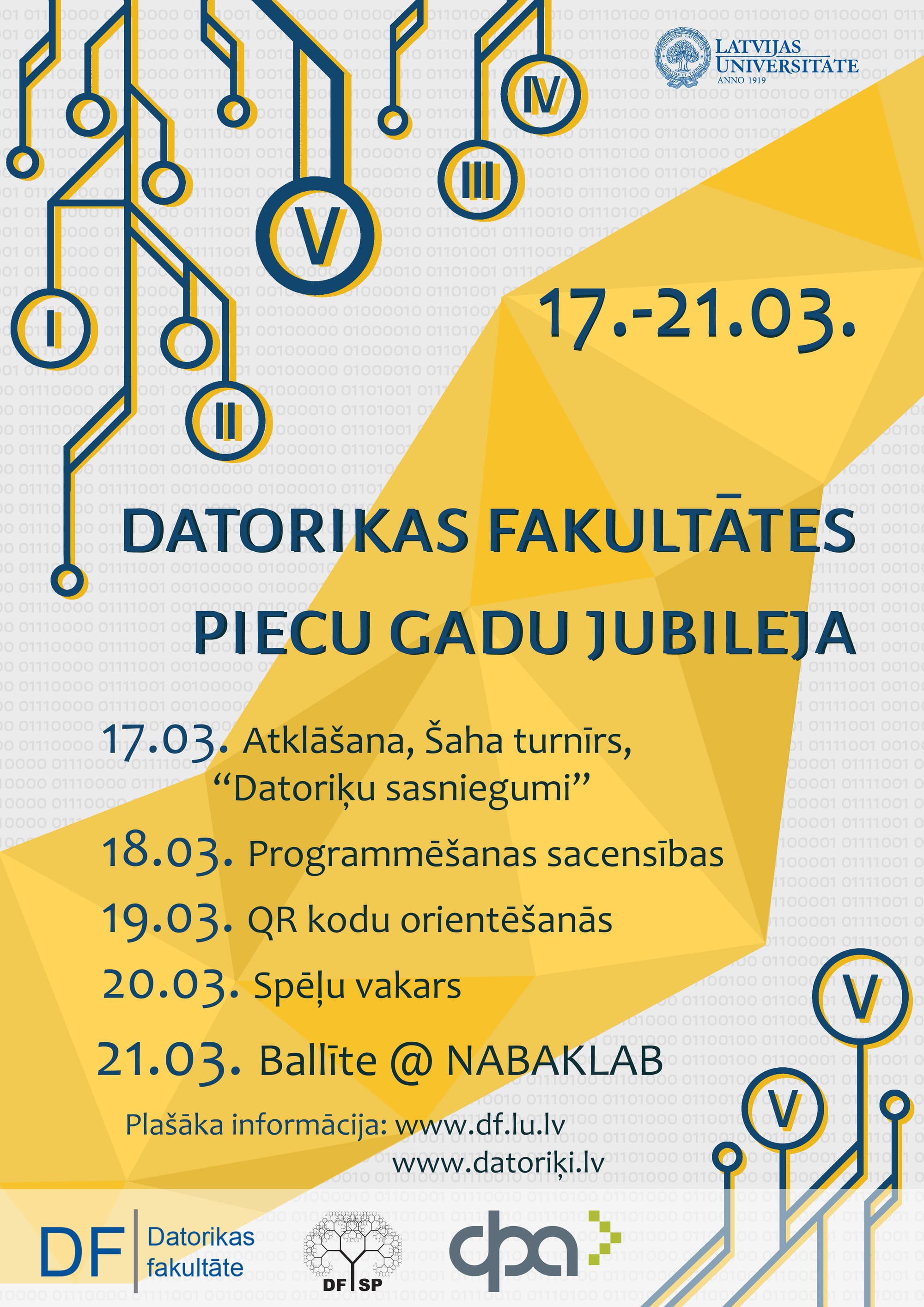 Datorikas fakultāte svin savu piekto dzimšanas dienu