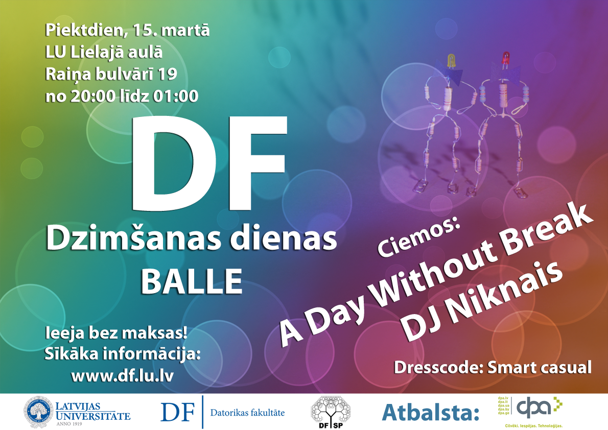 Mūsu fakultātes dzimšanas dienas balle - jau šo piektdien!