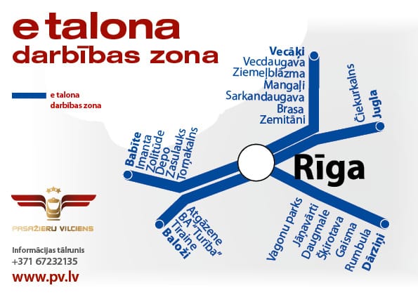 No 1. oktobra Rīgas robežās ar zilo E talonu