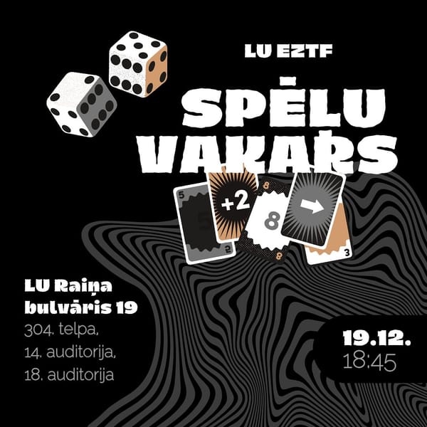 LU EZTF spēļu vakars