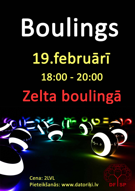 Boulings 19.februārī!