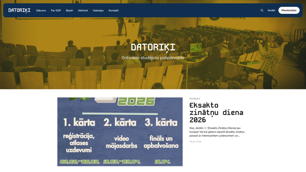 Top jauna mājaslapa!