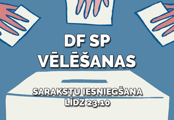 Kandidē DF SP 12. sasaukuma vēlēšanās!