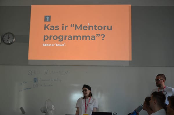 1. mentoru programmas pasākums