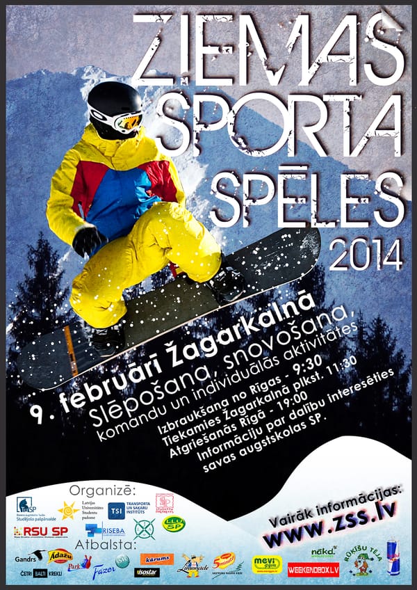 Ziemas sporta spēles jau 9.februārī!