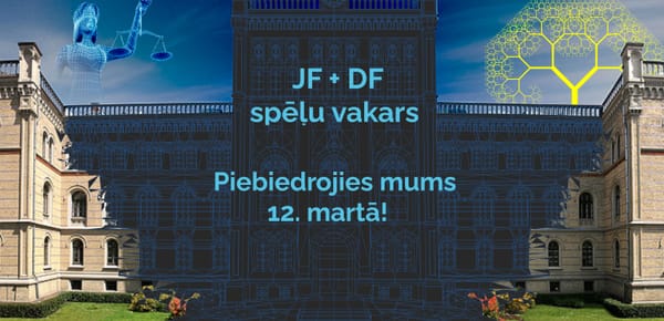 JF un DF virtuālais spēļu vakars