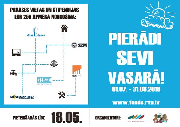 Pierādi sevi vasarā!