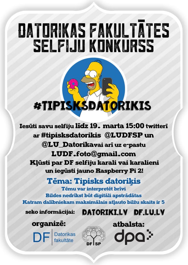 Piedalies selfiju konkursā!