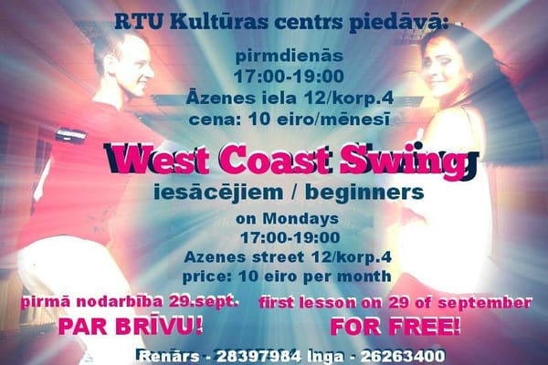 West Coast Swing nodarbības