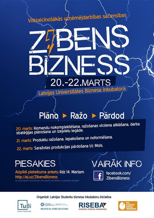 Zibens bizness - izmēģini savu biznesu 3 dienās